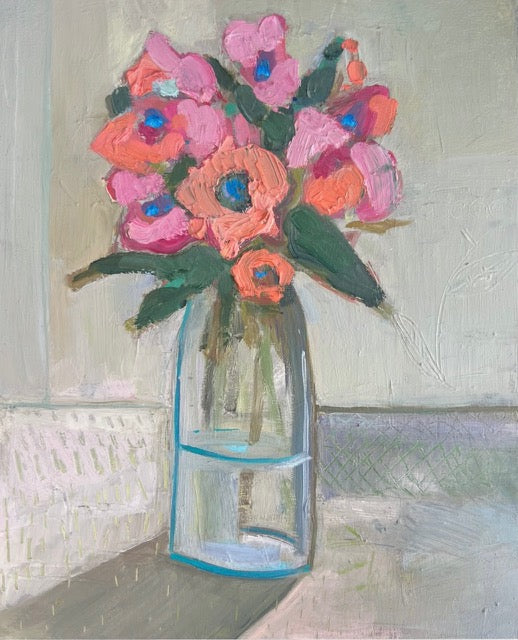 Pink vase